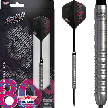 Bull's Ricky Evans 80% E2 Steel Tip Darts