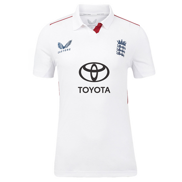 ECB Limited Edition Ashes Repilca Womens Short Sleeve Shirt