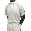 Gunn & Moore Premier Club Short Sleeve Cricket Shirt Green