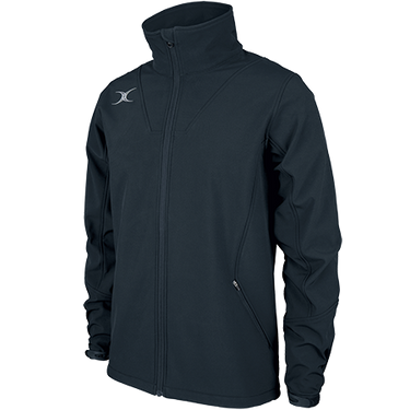 Gilbert Mens Pro Soft Shell Full Zip Rugby Jacket