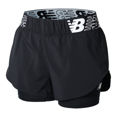 New Balance Relentless Womens 2-in1 Running Short