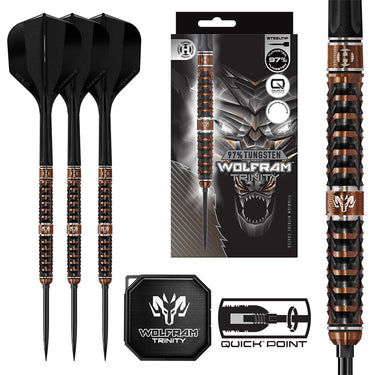 Harrows Wolfram Trinity 97% Steel Tip Darts