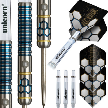 Unicorn Hexium 90% Tungsten Style 2 Steel Tip Darts