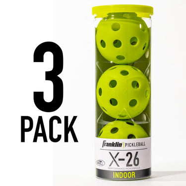 Franklin Indoor X-26 Pickleball (Pack of 3)