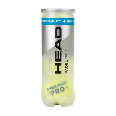Head Padel Pro+ Balls (Tube of 3)