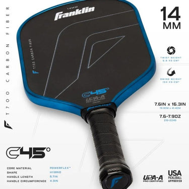 Franklin C45° Carbon Hybrid Series Pickleball Paddle