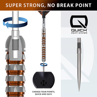 Harrow Luke Woodhouse 90% Series 3 Steel Tip Darts