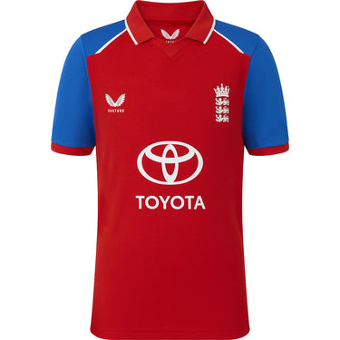 ECB T20 Replica Short Sleeve Junior Shirt - 2026