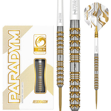 Red Dragon Paradym Gold & Silver Parallel Steel Tip Darts