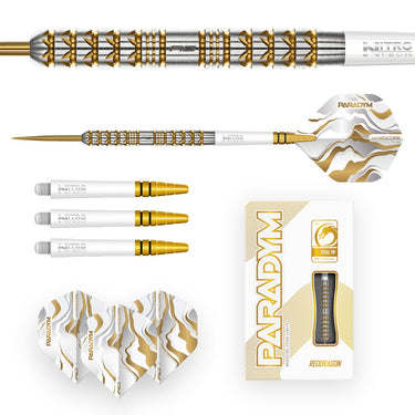 Red Dragon Paradym Gold & Silver Parallel Steel Tip Darts