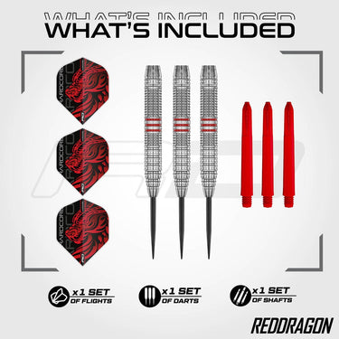 Red Dragon Jonny Clayton SE Brass Steel Tip Darts