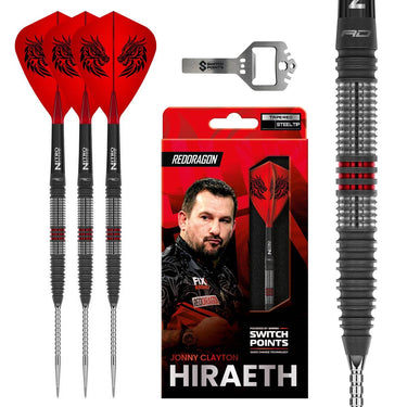 Red Dragon Jonny Clayton Hiraeth 90% Switch Point Darts
