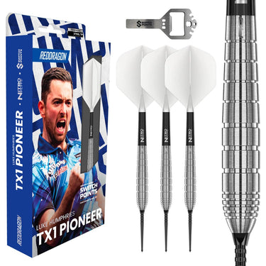 Red Dragon Luke Humphries TX1 90% Tungsten Switch Point Darts