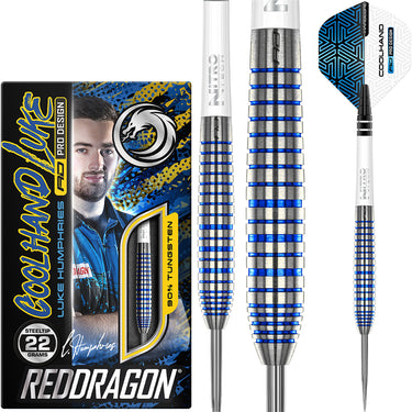 Red Dragon Luke Humphries TX3 Cool Blue SE Steel Tip Darts