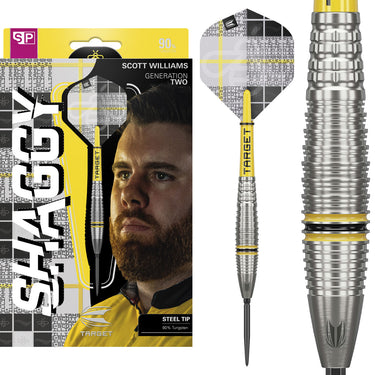 Target Scott Williams G2 90% Swiss Steel Tip Darts