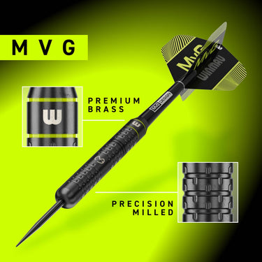 Winmau Michael van Gerwen Brass Steel Tip Darts (Core)