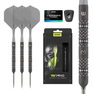 Winmau Michael van Gerwen TS-PRO 90% Switch Point Steel Tip Darts
