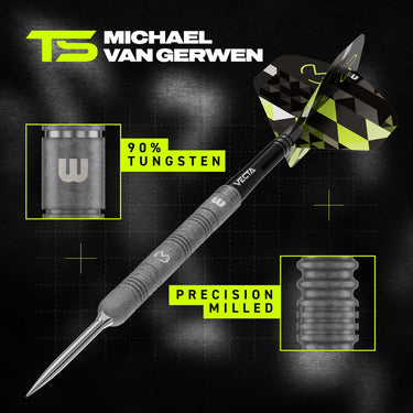 Winmau Michael van Gerwen TS 90% Switch Point Steel Tip Darts
