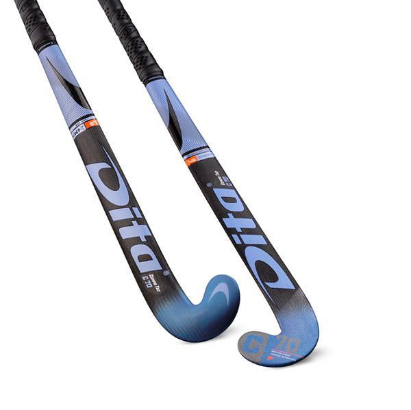 Dita CompoTec C70 J-Shape L-Bow Hockey Stick Main Blue/Black