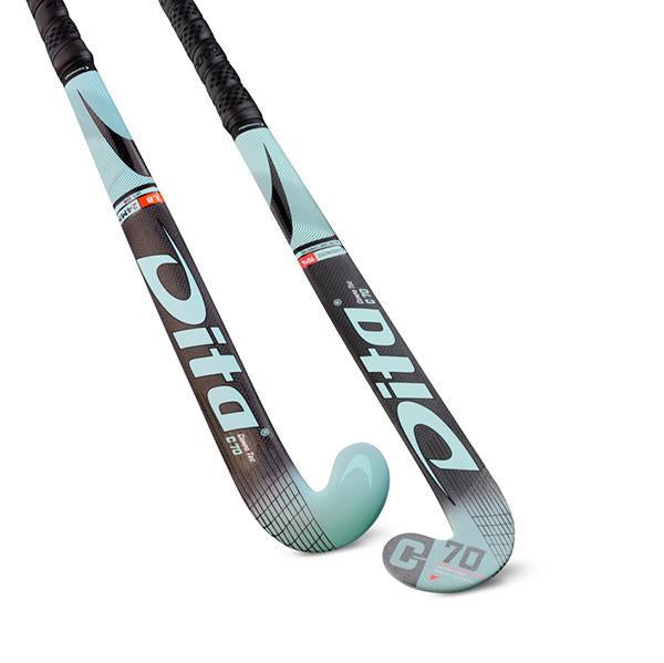 Dita CompoTec C70 J-Shape L-Bow Hockey Stick Mint/Black