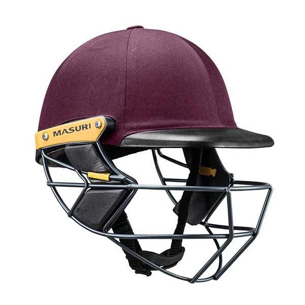 Masuri C-Line Plus Steel Junior Cricket Helmet Maroon