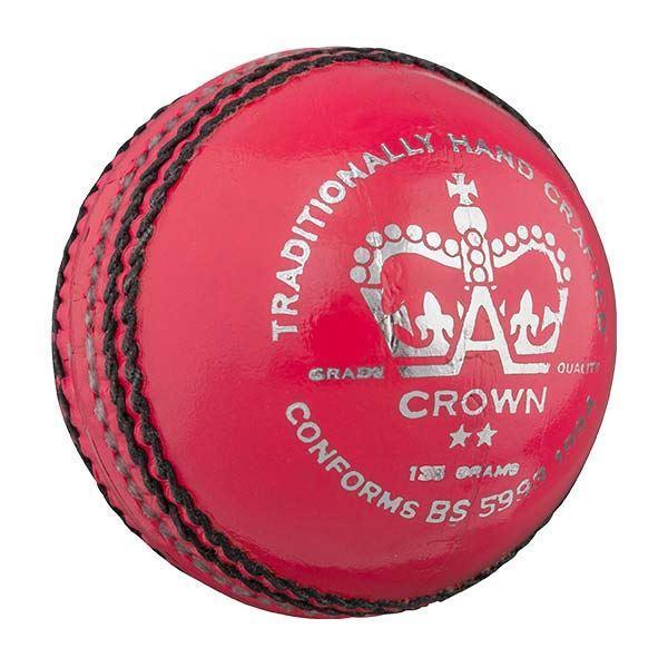 Gray-Nicolls Crown 2 Star Cricket Ball  Pink
