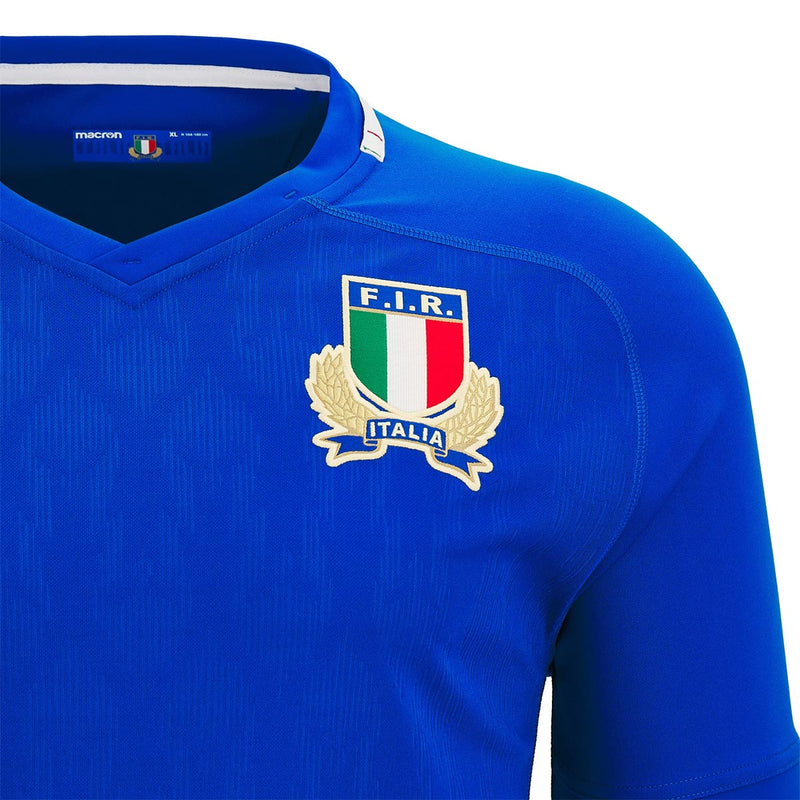 Italia Rugby Home Replica Junior Short Sleeve Shirt