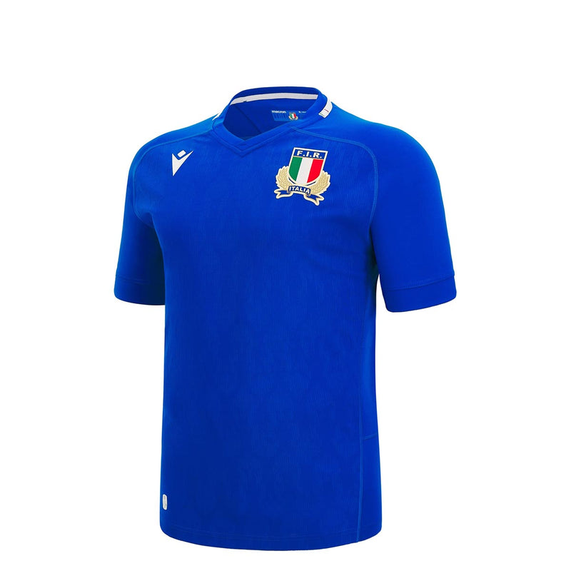 Italia Rugby Home Replica Junior Short Sleeve Shirt