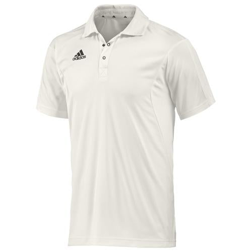 Adidas Short Sleeve Cricket Shirt Front