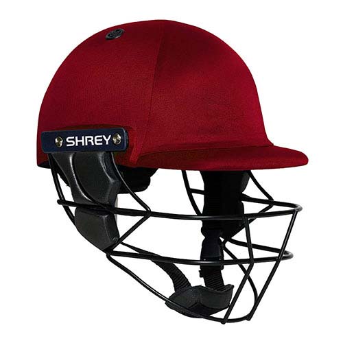 Shrey Armor Junior Cricket Helmet Maroon