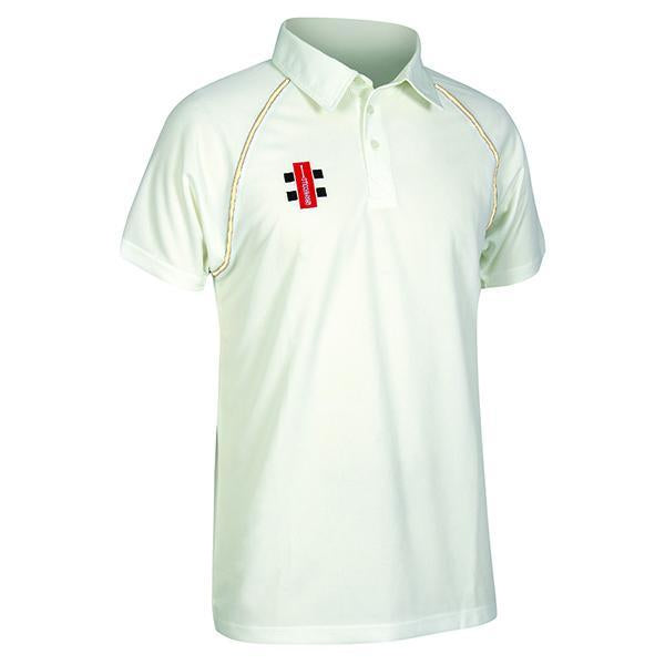 Gray-Nicolls Matrix Short Sleeve Cricket Shirt Ivory