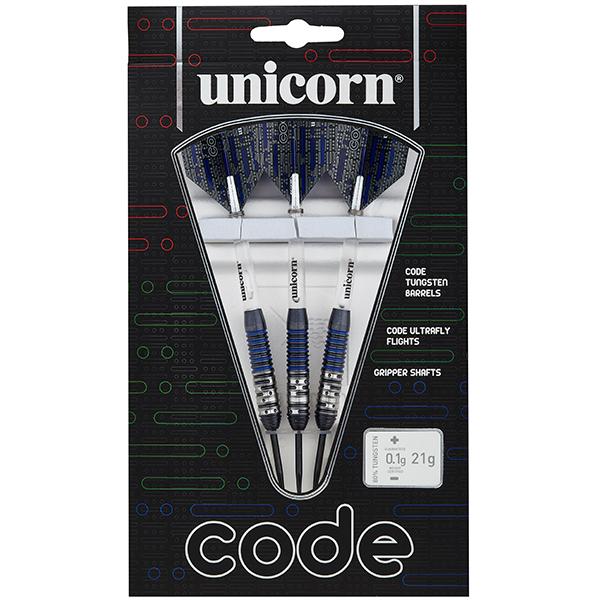 Unicorn Utech Code Blue 80% Tungsten Darts