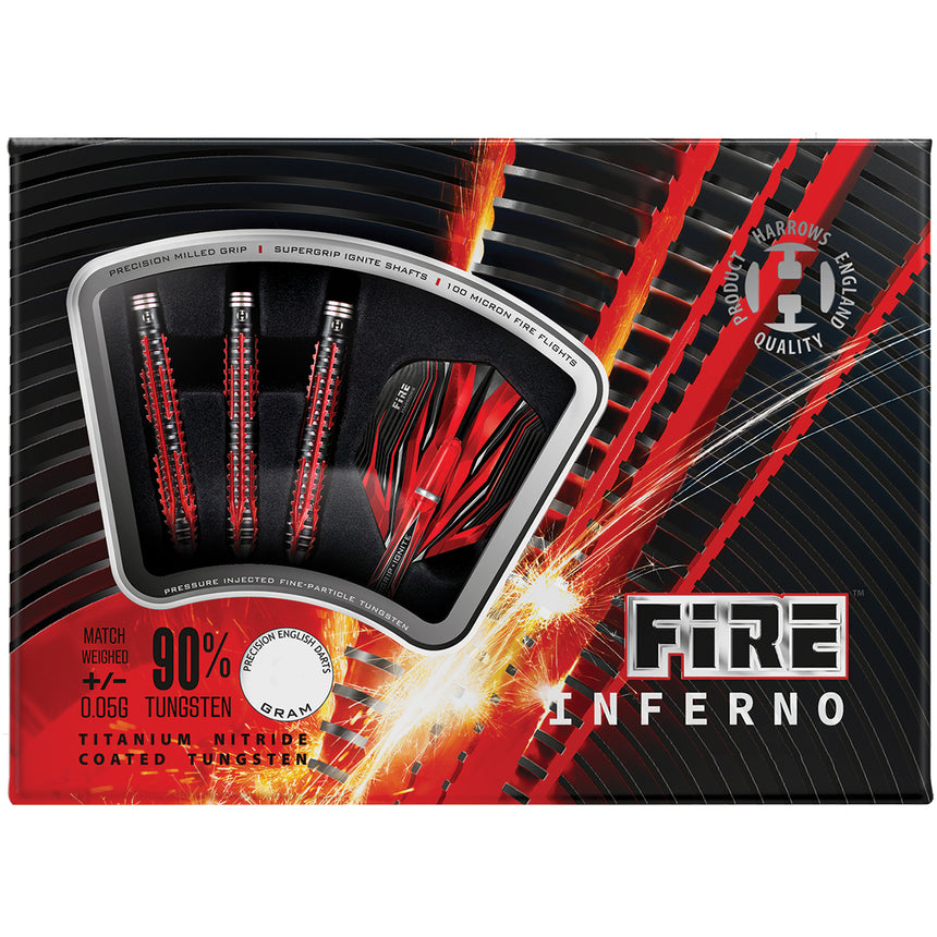 Harrows Fire Inferno 90% Steel Tip Darts