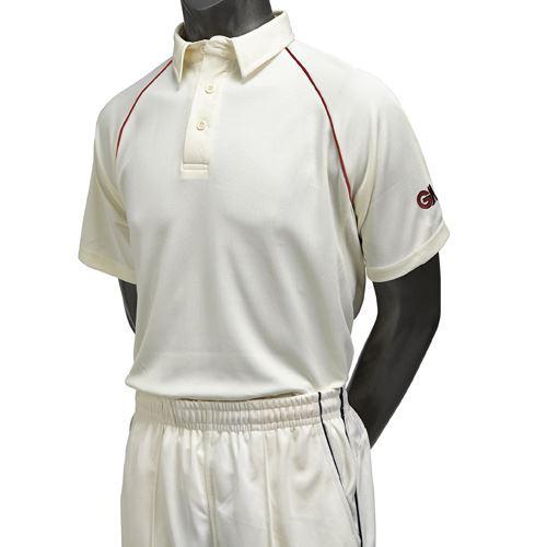 Gunn & Moore Premier Club Short Sleeve Junior Cricket Shirt