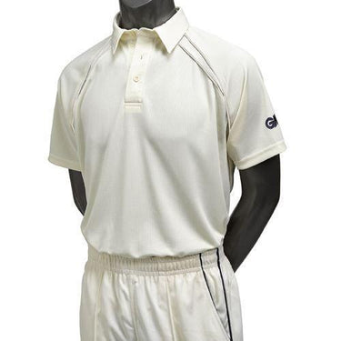 Gunn & Moore Teknik Club Short Sleeve Cricket Shirt Plain
