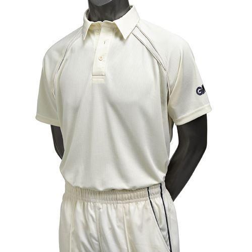 Gunn & Moore Teknik Club Short Sleeve Cricket Shirt Plain