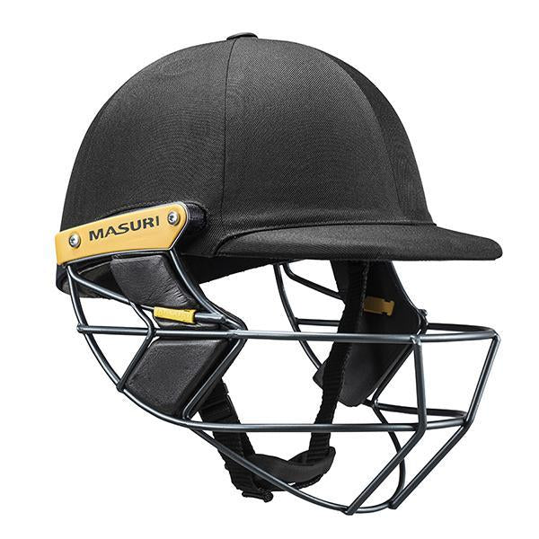 Masuri T-Line Steel Senior Cricket Helmet Black