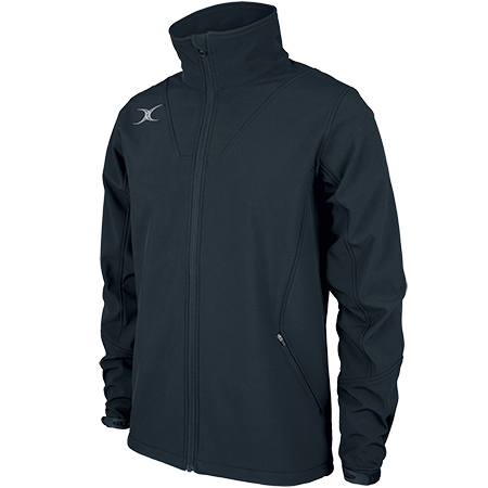 Gilbert Mens Pro Soft Shell Full Zip Rugby Jacket