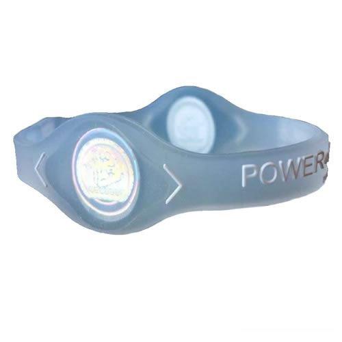 Power Balance Silicone Wristband Clear/White