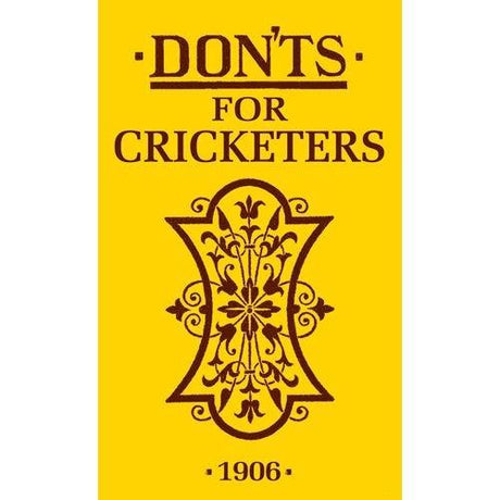 Don'ts For Cricketers