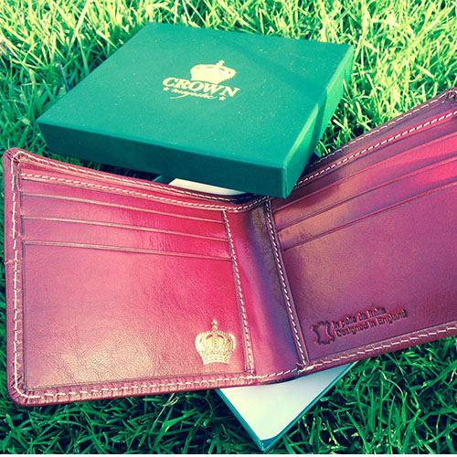 Crown Majestic Italian Leather Wallet
